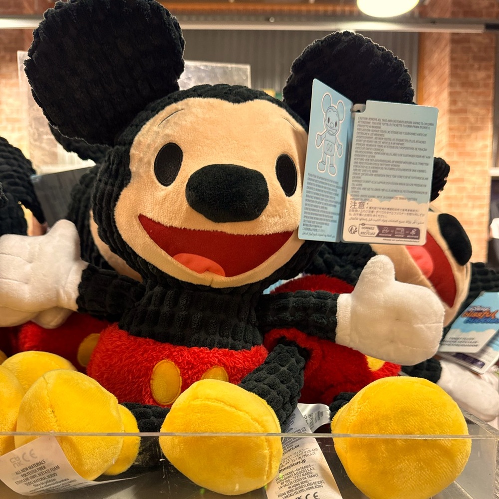 Disney Mickey Mouse Disney Blissful Buddies Fidget Plush Textured 17 3/4'' NWT